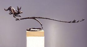 Hase 2003, Bronze, 72 cm
